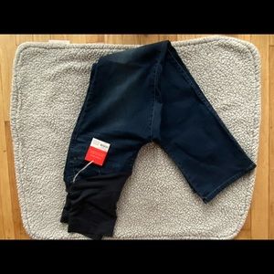 Dark blue maternity jeans